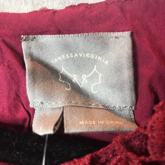 NWT Anthropologie VanessaVirginia Mauve Top - Picture 6 of 7